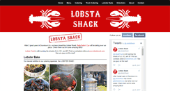 Desktop Screenshot of lobstashack.com