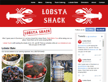 Tablet Screenshot of lobstashack.com